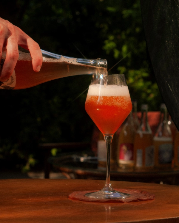 Kombucha Różawina kieliszek